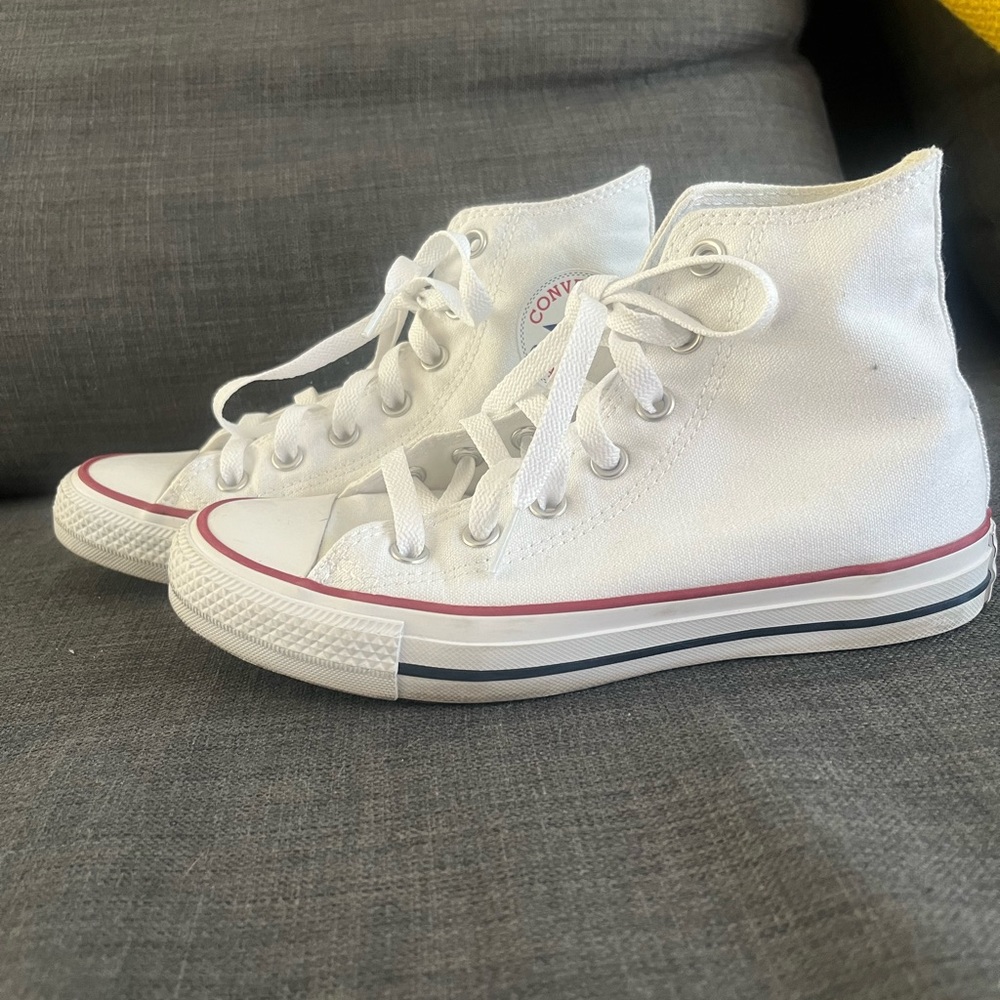 White converse high top